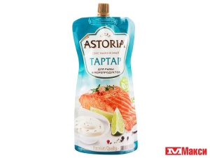 СОУС "АСТОРИЯ" ТАРТАР 30% 200Г ПАКЕТ (НМЖК)