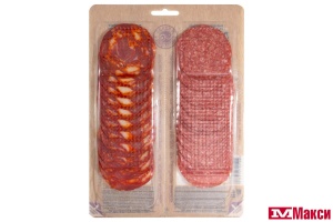 КОЛБАСА СЫРОКОПЧЕНАЯ "ЧОРИЗО/МИЛАНО" НАРЕЗКА 100Г (ИНЕЙ)