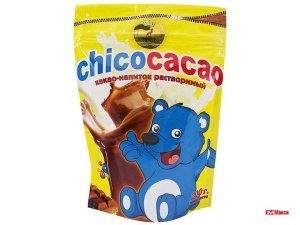 КАКАО-НАПИТОК РАСТВОРИМЫЙ "CHICOCACAO" 200Г  (ФАВОРИТ)