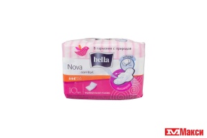 ПРОКЛАДКИ ГИГИЕНИЧЕСКИЕ "BELLA NOVA KOMFORT" SOFTIPLAIT 10ШТ