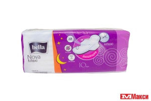 ПРОКЛАДКИ ГИГИЕНИЧЕСКИЕ "BELLA NOVA MAXI" SOFT 10ШТ