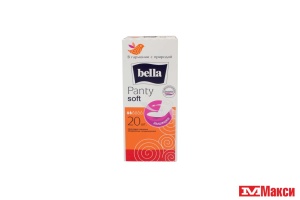 ПРОКЛАДКИ ГИГИЕНИЧЕСКИЕ "BELLA PANTY" SOFT ЕЖЕДНЕВНЫЕ 20ШТ