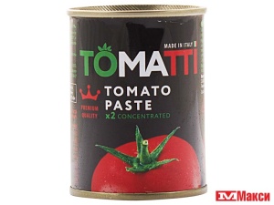 ТОМАТНАЯ ПАСТА "ТОМАТТИ" 140Г Ж/Б С КЛЮЧОМ