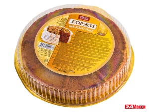 ЗАГОТОВКИ ДЛЯ ТОРТОВ БИСКВИТНЫЕ В АССОРТИМЕНТЕ 400Г (РУССКИЙ БИСКВИТ)(темный)