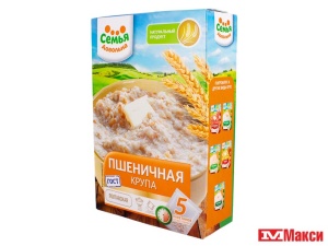 КРУПА ПШЕНИЧНАЯ "СЕМЬЯ ДОВОЛЬНА" 5 ШТУК ПО 80Г ВАРОЧНЫЕ ПАКЕТЫ