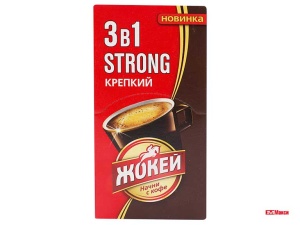 КОФЕЙНЫЙ НАПИТОК 3В1 "ЖОКЕЙ" 12ГХ10ШТ (ОРИМИ-ТРЭЙД)(крепкий)