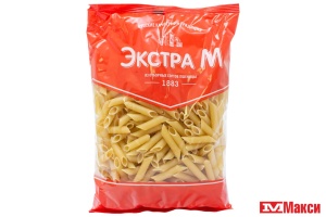 МАКАРОННЫЕ ИЗДЕЛИЯ "ЭКСТРА М" ПЕРЬЯ №77 400ГР