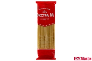 МАКАРОННЫЕ ИЗДЕЛИЯ "ЭКСТРА М" СПАГЕТТИ №4 400Г