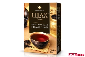 ЧАЙ "ШАХ" ГОЛД ИНДИЙСКИЙ ЧЕРНЫЙ ГРАНУЛИРОВАННЫЙ 230Г (ОРИМИ-ТРЭЙД)