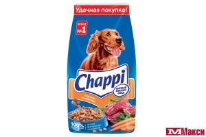 КОРМ ДЛЯ СОБАК СУХОЙ "ЧАППИ" В АССОРТИМЕНТЕ 15КГ ПАКЕТ(мясное изобилие)