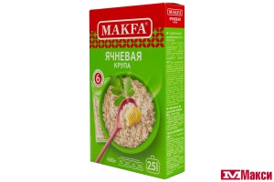 КРУПА ЯЧНЕВАЯ "МАКФА" 400Г ВАРОЧНЫЕ ПАКЕТЫ