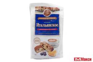 ПЕЧЕНЬЕ "ИТАЛЬЯНСКОЕ" С АПЕЛЬСИНОВЫМ ВКУСОМ И ИЗЮМОМ 230Г (ХЛЕБНЫЙ СПАС)