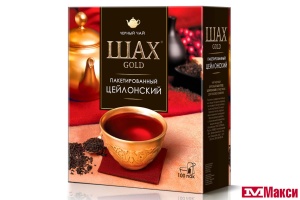 ЧАЙ "ШАХ" ГОЛД ЦЕЙЛОНСКИЙ ЧЕРНЫЙ 100 ПАКЕТИКОВ (ОРИМИ-ТРЭЙД)