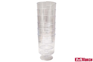 ПОСУДА: БОКАЛ ОДНОРАЗОВЫЙ 200МЛ 6ШТ (ЯРКАЯ ЦЕНА)