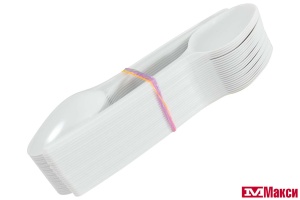 ЛОЖКА СТОЛОВАЯ ОДНОРАЗОВАЯ 50ШТ (ЯРКАЯ ЦЕНА)