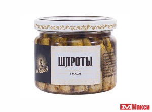 ШПРОТЫ В МАСЛЕ "ЗА РОДИНУ" 270Г СТ/Б 