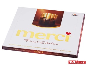 ШОКОЛАДНЫЕ КОНФЕТЫ "МЕРСИ" В АССОРТИМЕНТЕ 250Г (STORCK)(темный 4 вида)
