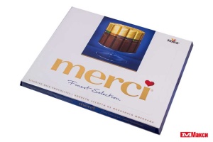 ШОКОЛАДНЫЕ КОНФЕТЫ "МЕРСИ" 250Г (STORCK)(молочный 4 вида)