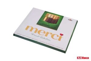 ШОКОЛАДНЫЕ КОНФЕТЫ "МЕРСИ" 250Г (STORCK)(ассорти с миндалем)