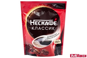 КОФЕ "NESCAFE" CLASSIC 130Г ПАКЕТ (NESTLE)