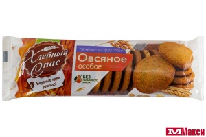 ПЕЧЕНЬЕ (ХЛЕБНЫЙ СПАС) "ОСОБОЕ" ОВСЯНОЕ НА ФРУКТОЗЕ 250Г