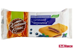 ПЕЧЕНЬЕ (ХЛЕБНЫЙ СПАС) "ЧЕРНИКА" НА ФРУКТОЗЕ 200Г