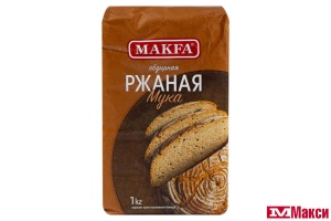 МУКА РЖАНАЯ "МАКФА" ХЛЕБОПЕКАРНАЯ ОБДИРНАЯ 1КГ