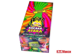 КАРАМЕЛЬ "КИСЛАЯ АТАКА" 40ГР (ЭВРИКА)
