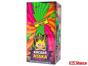 КАРАМЕЛЬ "КИСЛАЯ АТАКА" 40ГР (ЭВРИКА)