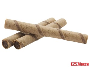 ВАФЕЛЬНЫЕ ТРУБОЧКИ  "НЯМ НЯМКА" СО ВКУСОМ ШОКОЛАДА (СЛАДОНЕЖ)