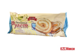 РУЛЕТ "РУССКИЙ БИСКВИТ" 300Г(вареная сгущенка)