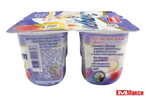 ЙОГУРТНЫЙ ПРОДУКТ "ЭРМИГУРТ" ЭКСТРА СЛИВОЧНЫЙ 7,5% 100Г (ЭРМАНН) (БЗМЖ)(с яблоком и грушей)