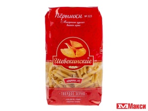 МАКАРОННЫЕ ИЗДЕЛИЯ "ШЕБЕКИНСКИЕ" ПЕРЫШКИ №223 450Г