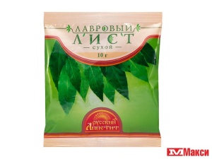 СПЕЦИИ: "РУССКИЙ АППЕТИТ" ЛАВРОВЫЙ ЛИСТ 10Г (ВИТЭКС) 