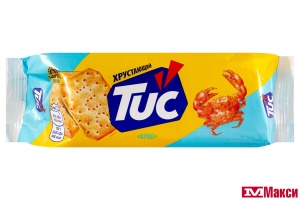 КРЕКЕР "TUC" СО ВКУСОМ КРАБА 100Г (МОН' ДЭЛИС РУСЬ) 