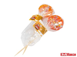 КАРАМЕЛЬ НА ПАЛОЧКЕ "ЁШКИ-МАТРЁШКИ" ЦВЕТНАЯ СО ВКУСОМ АБРИКОСА,КЛУБНИКИ,ЯБЛОКА 15Г