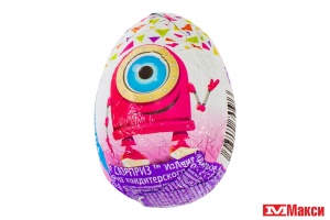 ЯЙЦО ШОКОЛАДНОЕ "ЗАБАВНЫЙ СЮРПРИЗ" ДЛЯ МАЛЬЧИКОВ РОБОТЫ 20Г (ЭВРИКА)