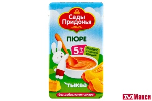 ПЮРЕ "САДЫ ПРИДОНЬЯ" ОВОЩНОЕ 125Г В АССОРТИМЕНТЕ (САДЫ ПРИДОНЬЯ)(тыква)