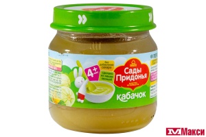 ПЮРЕ "САДЫ ПРИДОНЬЯ" ОВОЩНОЕ 80Г В АССОРТИМЕНТЕ(кабачок)