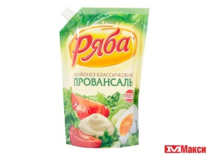 МАЙОНЕЗ "РЯБА" ПРОВАНСАЛЬ (50,5%) 630ГР ПАКЕТ (НМЖК)