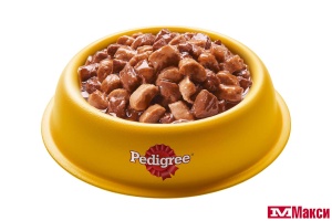 КОРМ ДЛЯ СОБАК "ПЕДИГРИ" ДЛЯ ВЗРОСЛЫХ СОБАК 85Г(с кроликом и индейкой в соусе)