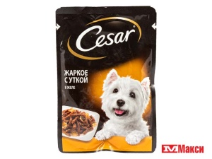 КОРМ ДЛЯ СОБАК "CESAR" 85Г ПАУЧ(жаркое с уткой)