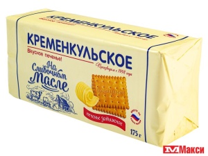 ПЕЧЕНЬЕ ЗАТЯЖНОЕ "КРЕМЕНКУЛЬСКОЕ НА СЛИВОЧНОМ МАСЛЕ" 175Г