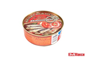 КИЛЬКА ЧЕРНОМОРСКАЯ ОБЖАРЕННАЯ В ТОМАТНОМ СОУСЕ 240Г Ж/Б (ВКУСНЫЕ КОНСЕРВЫ)