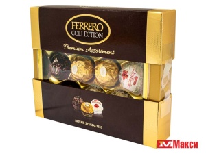 КОНФЕТЫ "ФЕРРЕРО КОЛЛЕКЦИЯ" 107,2Г (FERRERO)