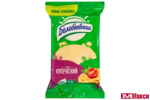 СЫР "КУПЕЧЕСКИЙ" 52% 190Г (БЕЛЕБЕЕВСКИЙ МК) (БЗМЖ)