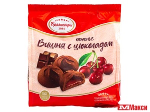 ПЕЧЕНЬЕ "ВИШНЯ С ШОКОЛАДОМ" 250Г (БРЯНКОНФИ)