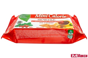 ПЕЧЕНЬЕ (ДИЕТ ПРОМ) "MINI CALORIE" С АРОМАТОМ ЗЕМЛЯНИКИ НА СТЕВИИ 100Г