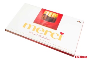 ШОКОЛАДНЫЕ КОНФЕТЫ "МЕРСИ" АССОРТИ 8 ВИДОВ 400Г (STORCK)