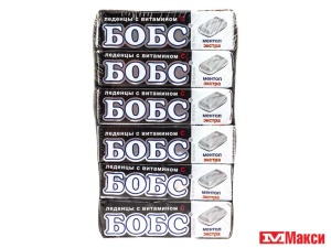 ЛЕДЕНЦЫ "БОБС" ЭКСТРА МЕНТОЛ 35Г (ЭВРИКА)